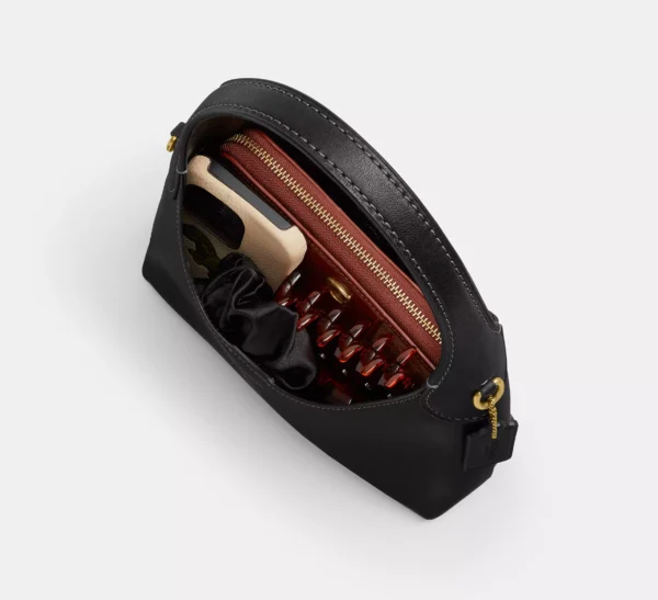 Coach Brooklyn Shoulder Bag 23 Black - Image 4