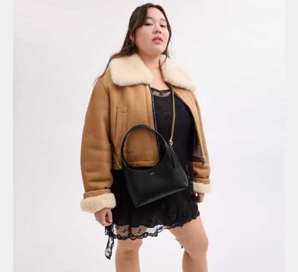Coach Brooklyn Shoulder Bag 23 Black - Image 7