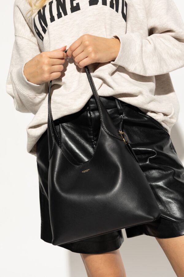 Coach Brooklyn Shoulder Bag 28 Black - Image 4