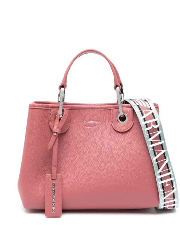 Small MyEA shopper bag with deer print Powder Pink