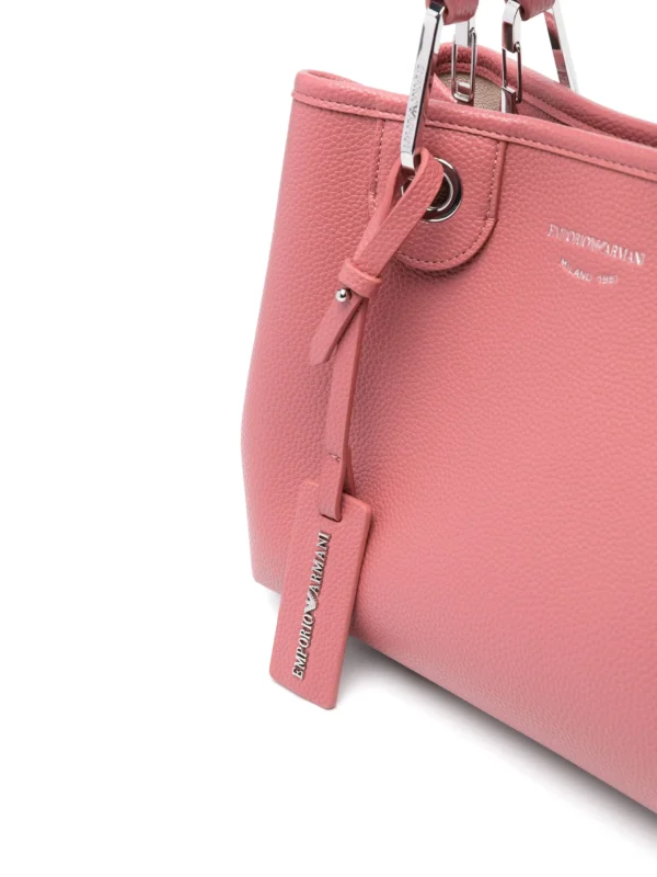 Small MyEA shopper bag with deer print Powder Pink - Image 4