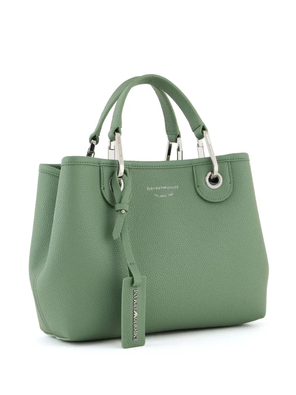 Small MyEA shopper bag with deer print Grass Green - Image 2