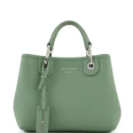 Small MyEA shopper bag with deer print Grass Green