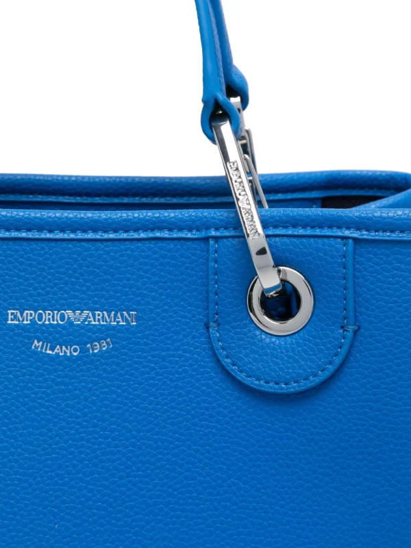 Small MyEA shopper bag with deer print Royal Blue - Image 4