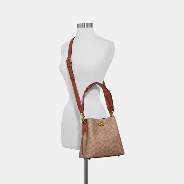 Coach Willow Bucket Bag In Signature Canvas - Image 8