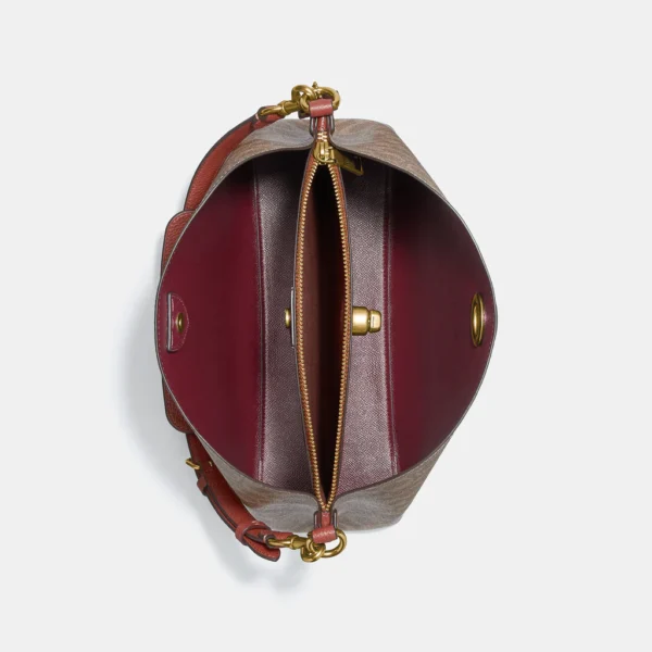 Coach Willow Shoulder Bag In Signature Canvas - Image 4