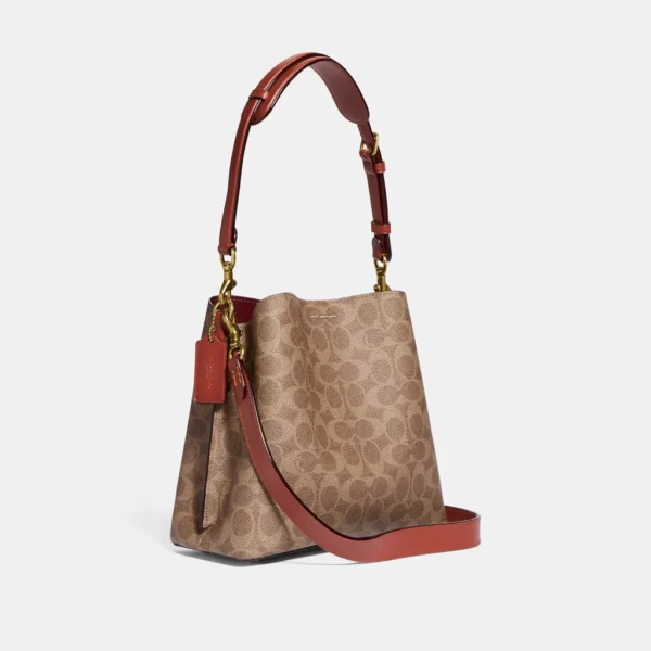 Coach Willow Bucket Bag In Signature Canvas - Image 2