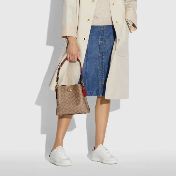 Coach Willow Bucket Bag In Signature Canvas - Image 5