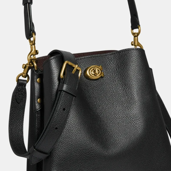 Coach Willow Bucket Bag Black - Image 6