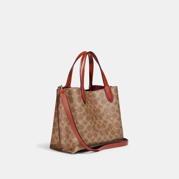 Coach Willow Tote Bag 24 In Signature Canvas - Image 2