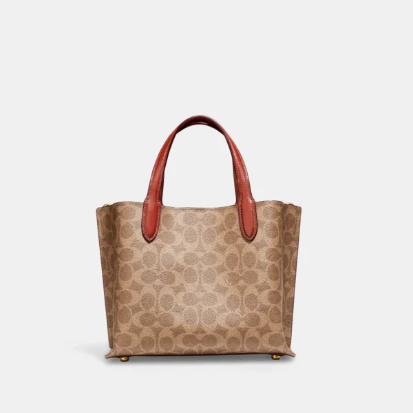 Coach Willow Tote Bag 24 In Signature Canvas - Image 3