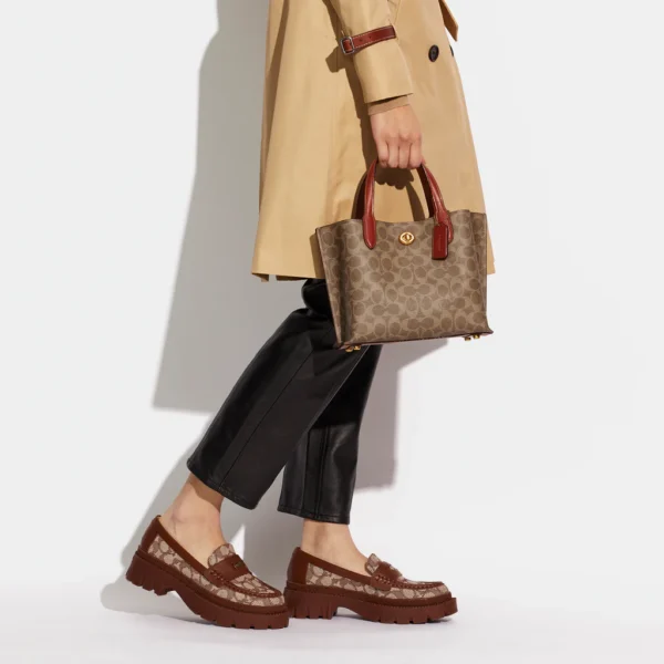Coach Willow Tote Bag 24 In Signature Canvas - Image 7