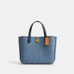 Coach Willow Tote Bag 24 In Denim