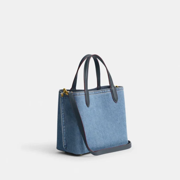 Coach Willow Tote Bag 24 In Denim - Image 2