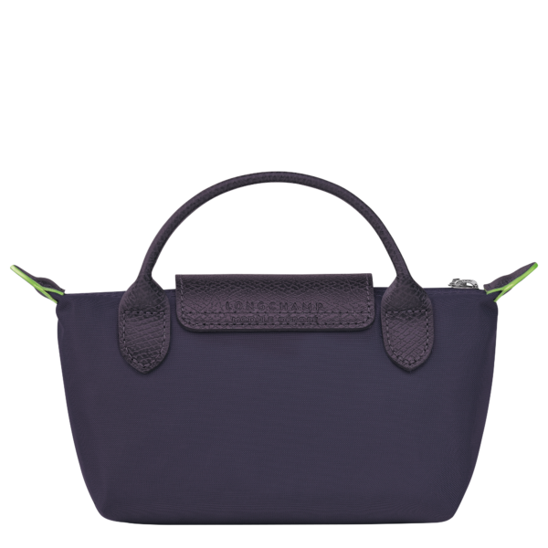 Le Pliage Green Pouch with handle Bilberry - Image 4