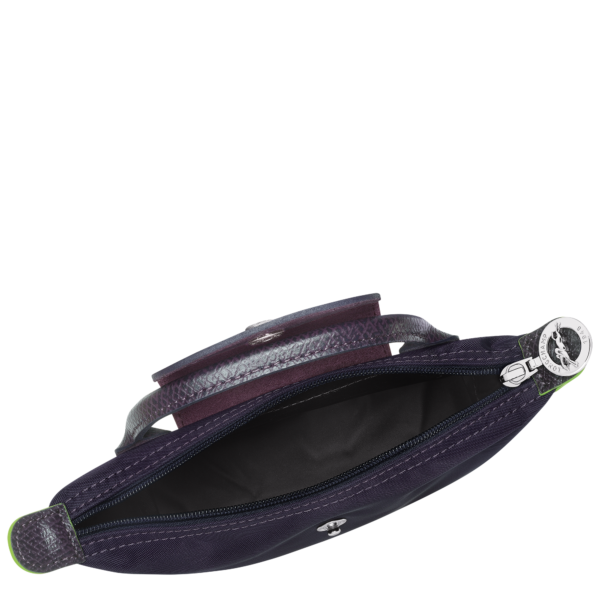 Le Pliage Green Pouch with handle Bilberry - Image 5