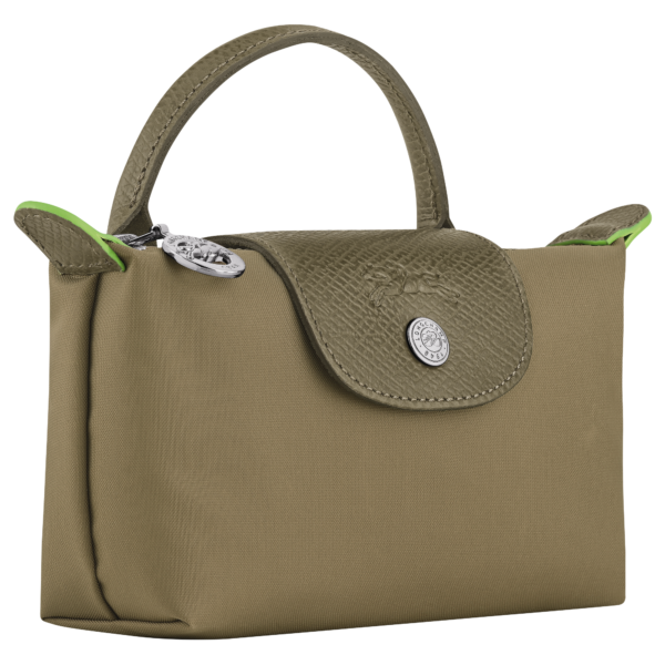 Le Pliage Green Pouch with handle Artichoke - Image 3