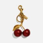 Cherry Bag Charm Apple Red