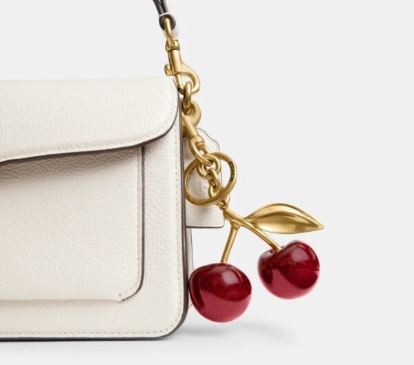 Cherry Bag Charm Apple Red - Image 2