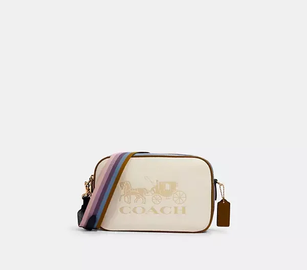 Coach Jes Crossbody In Colorblock Rose
