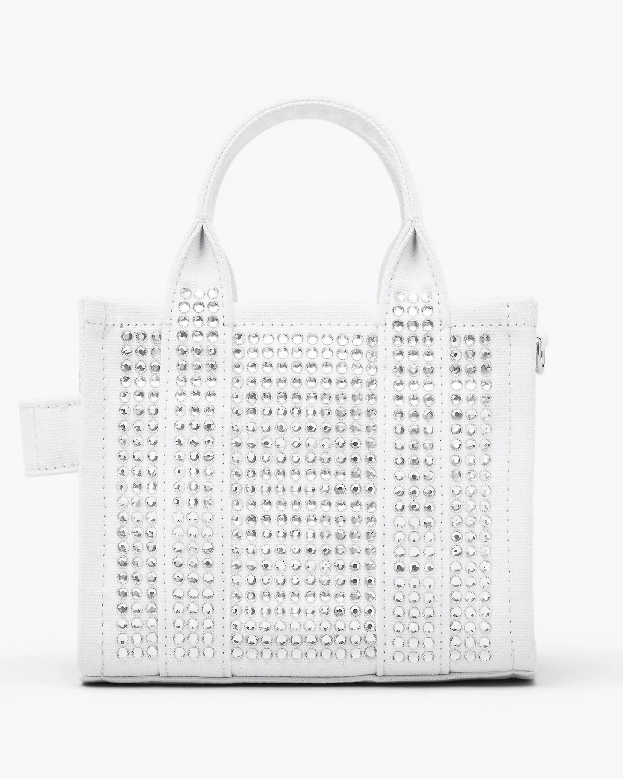 Marc Jacobs The Crystal Canvas Crossbody Tote Bag white crystal - Image 3