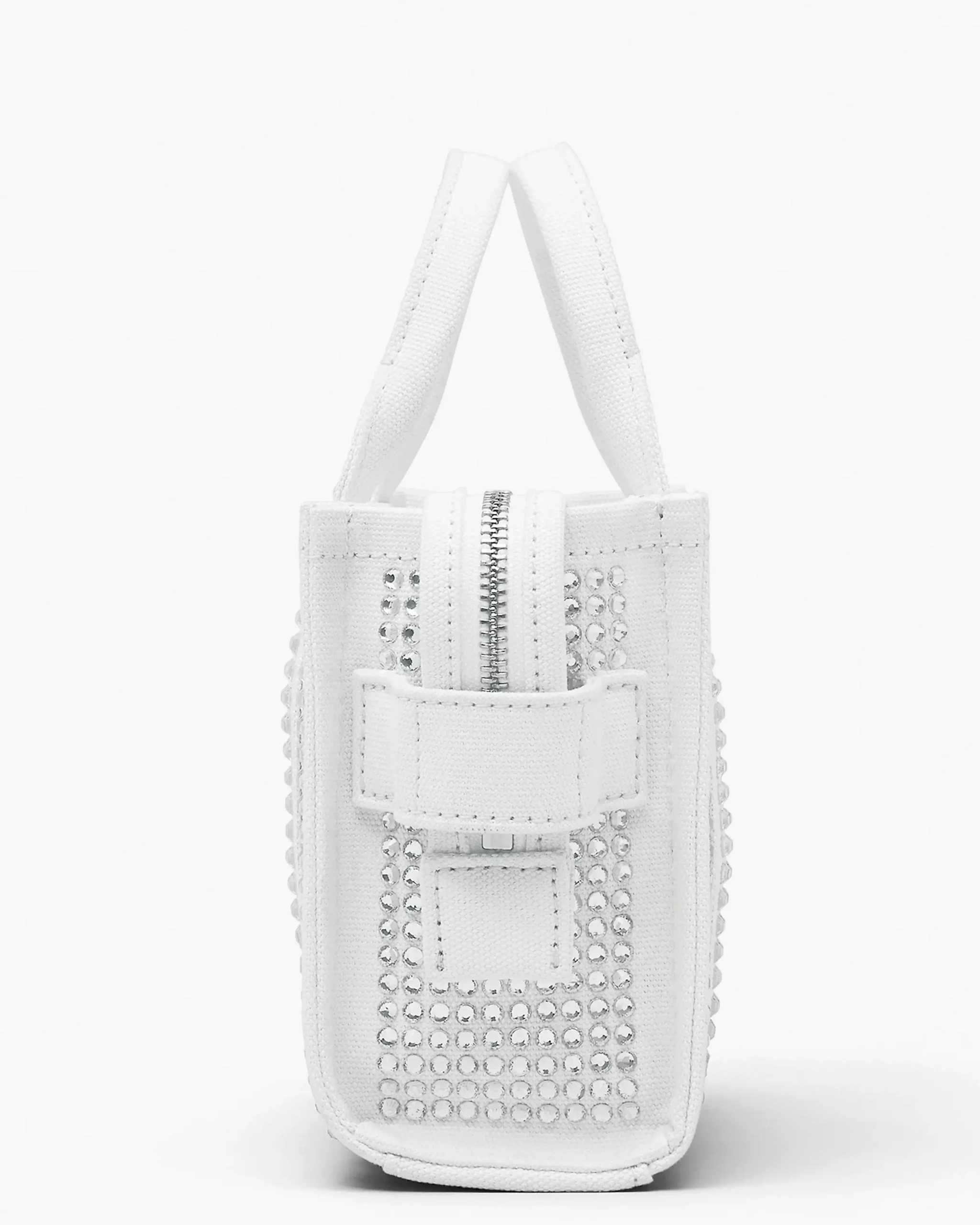Marc Jacobs The Crystal Canvas Crossbody Tote Bag white crystal - Image 5
