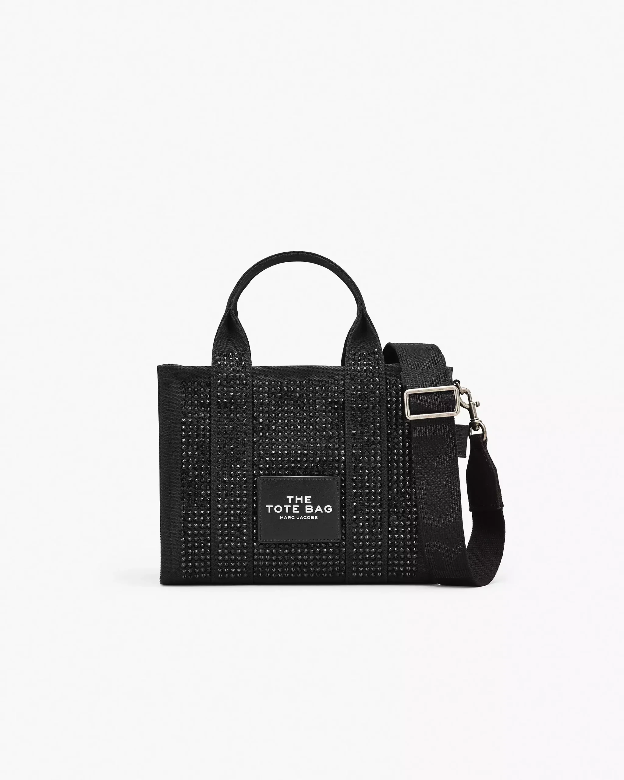 Marc Jacobs The Crystal Canvas Small Tote Bag black crystal