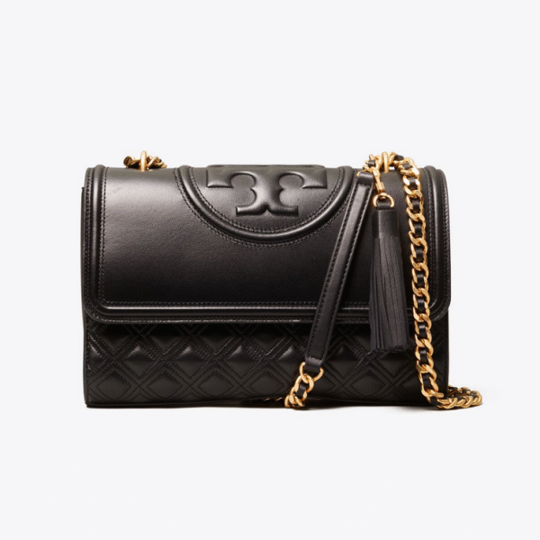 Tory Burch Fleming Convertible Shoulder Bag Black