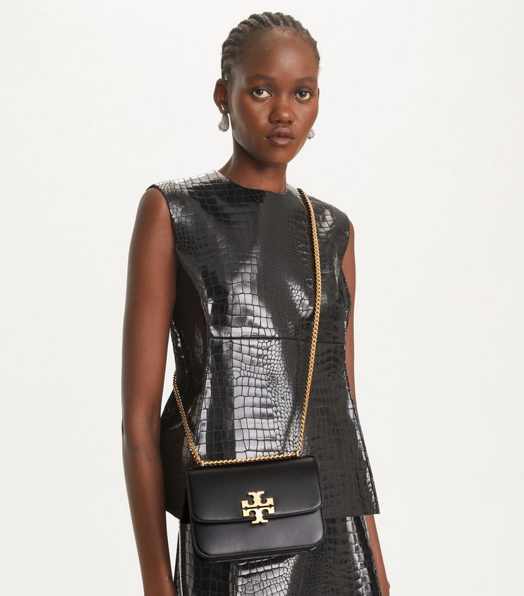 Tory Burch Small Eleanor Bag Black - Image 4