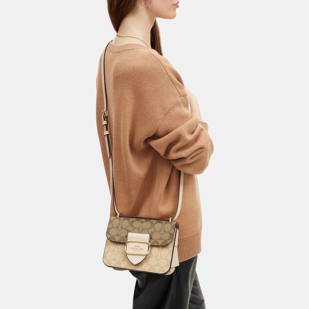 Coach Morgan Square Crossbody Bag In Signature Canvas - Image 4