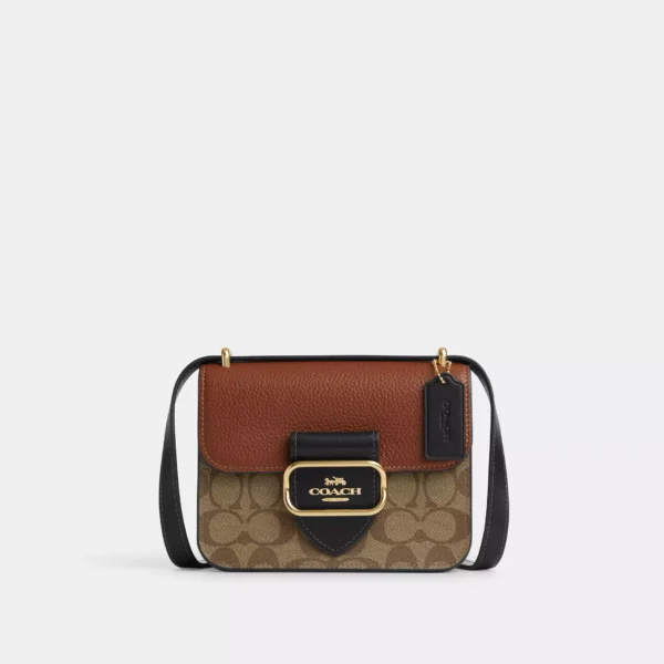 Coach Morgan Square Crossbody Bag In Colorblock Signature Canvas
