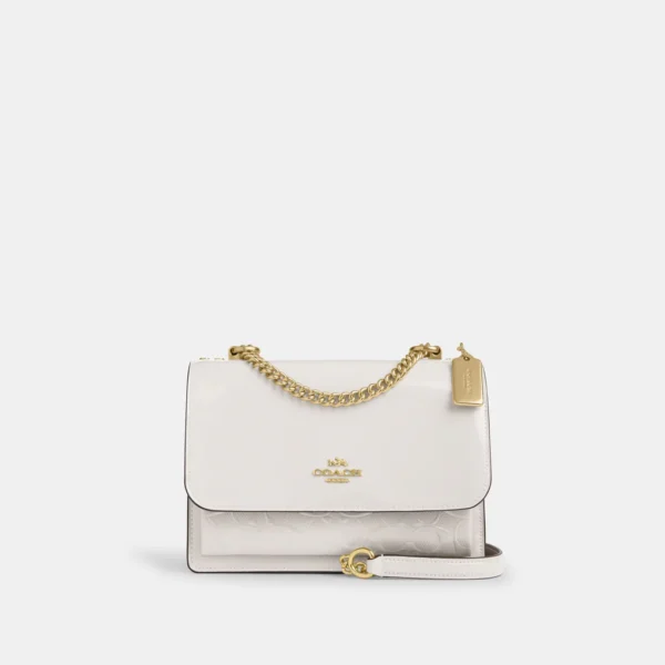 Coach Klare Crossbody Bag In Signature Canvas White Chalk