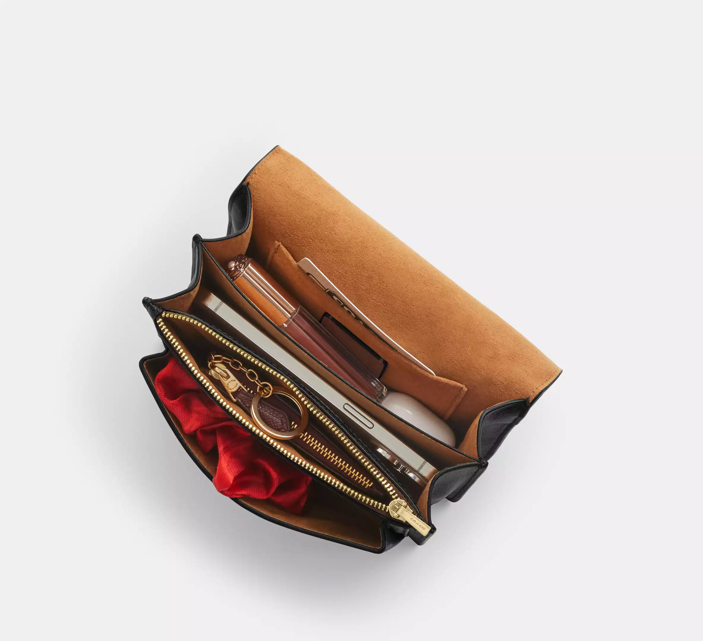 Coach Mini Klare Crossbody Bag In Signature Canvas Walnut Black - Image 3