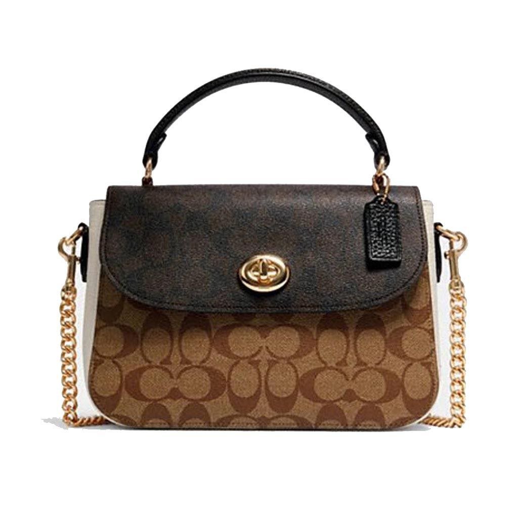 Coach Marlie Top Handle Satchel In Blocked Signature Canvas - Image 5