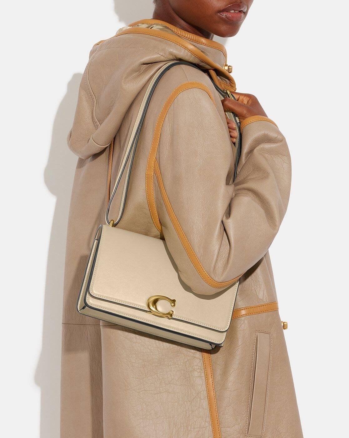 Coach Bandit Shoulder Bag Ivory - Image 6