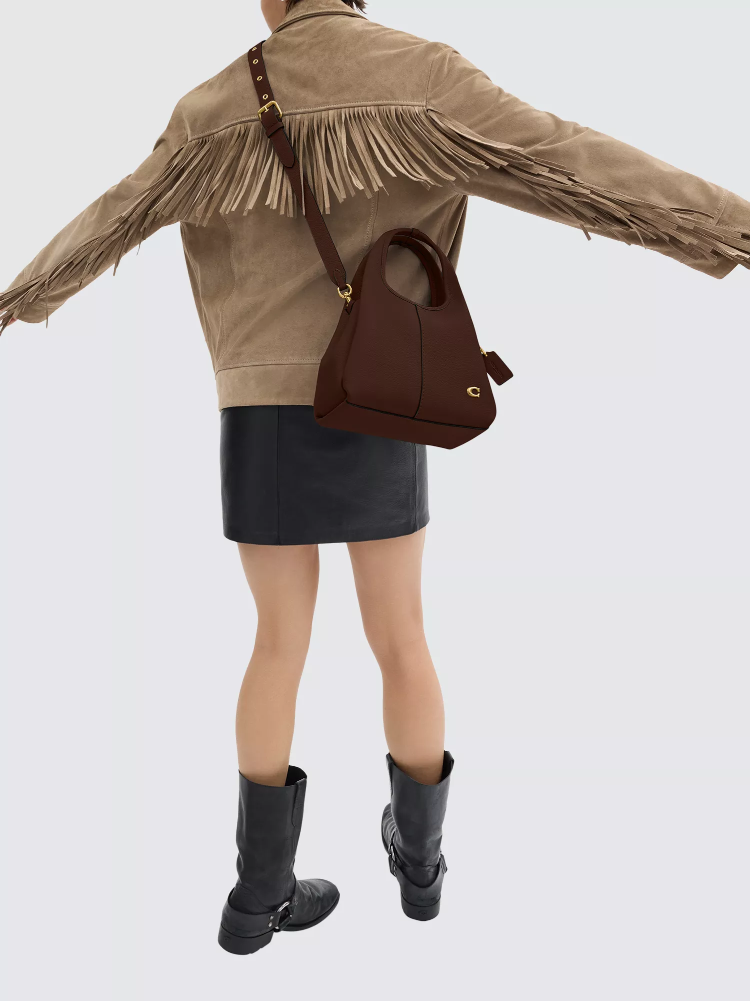 Coach Lana Shoulder Bag 23 Maple - Image 3