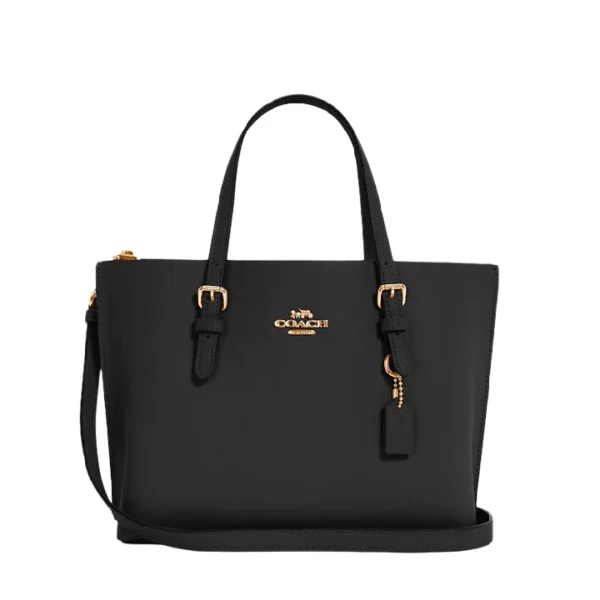Coach Mollie Tote Bag 25 In Black