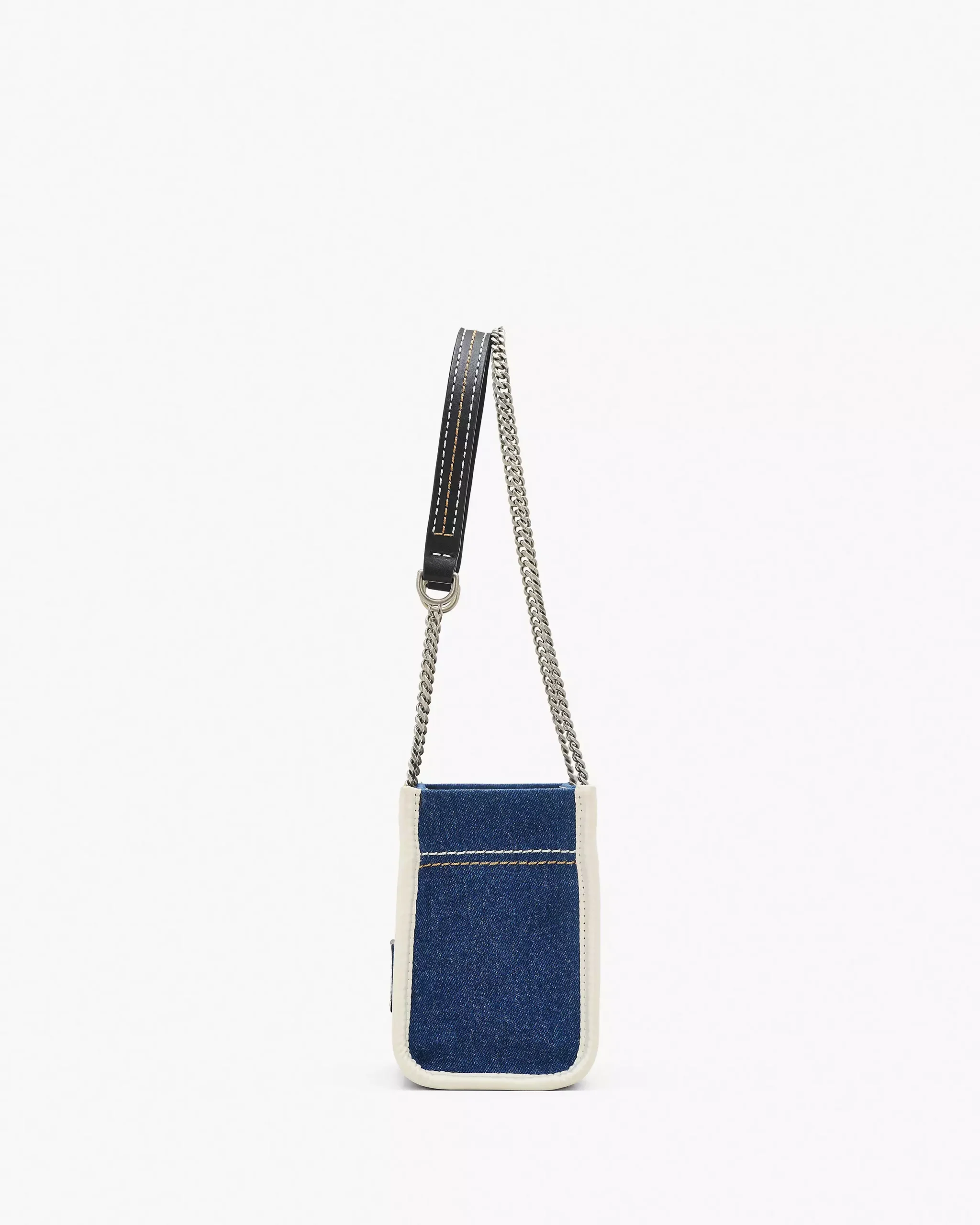 The Marc Jacobs Denim Chain Crossbody Tote Bag Dark Wash - Image 6