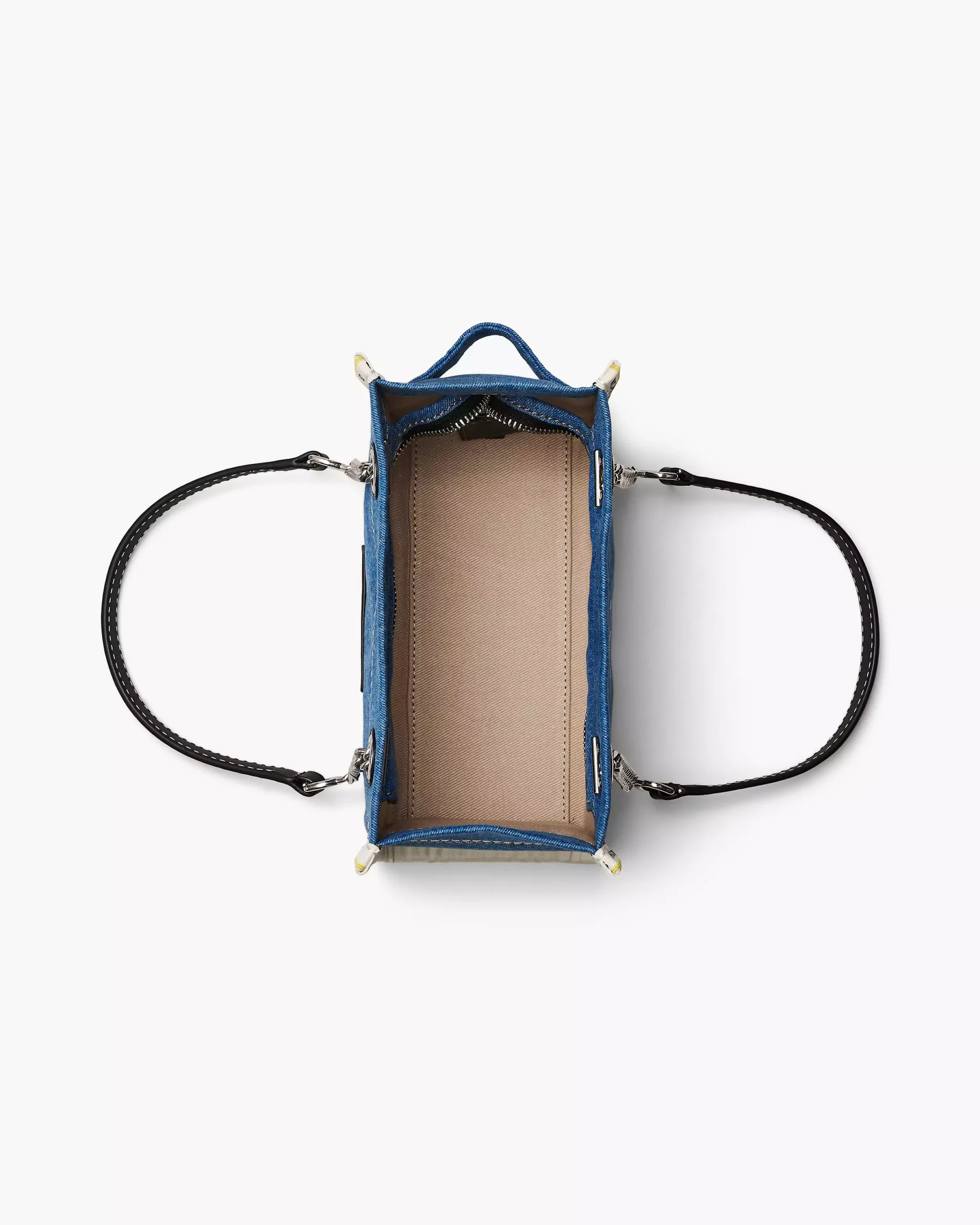 THE MARC JACOBS DENIM CHAIN SMALL TOTE BAG Light Wash - Image 8