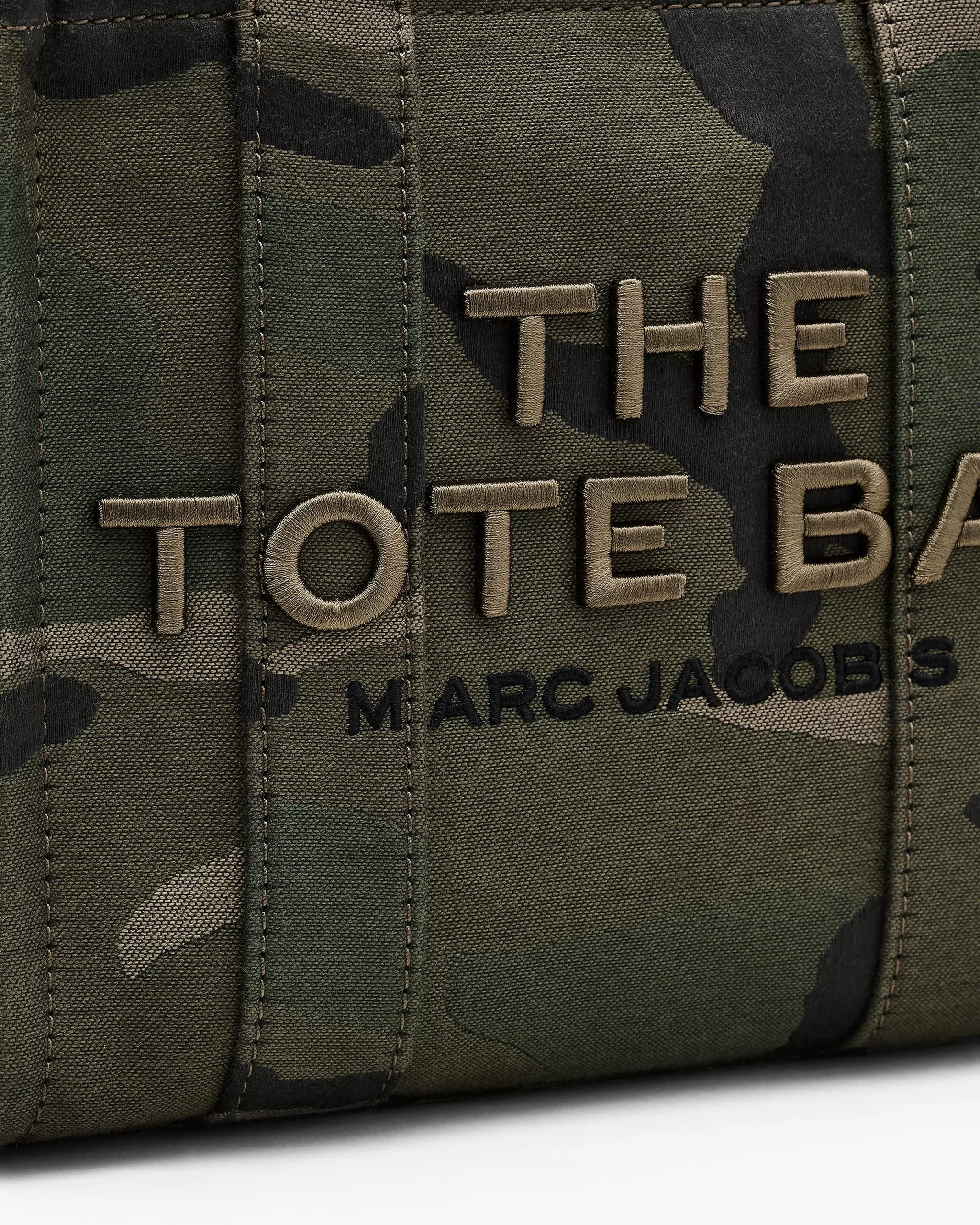 THE MARC JACOBS CAMO JACQUARD SMALL TOTE BAG Green - Image 4