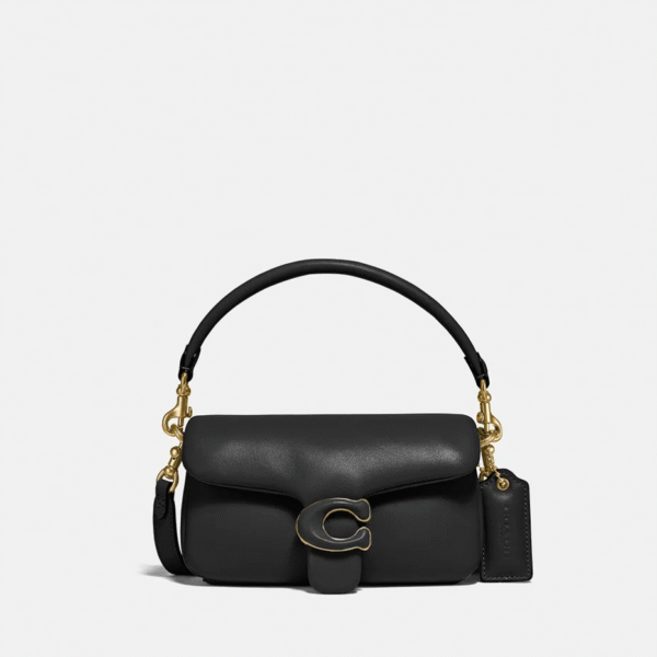COACH Pillow Tabby 18 Shoulder Bag Black