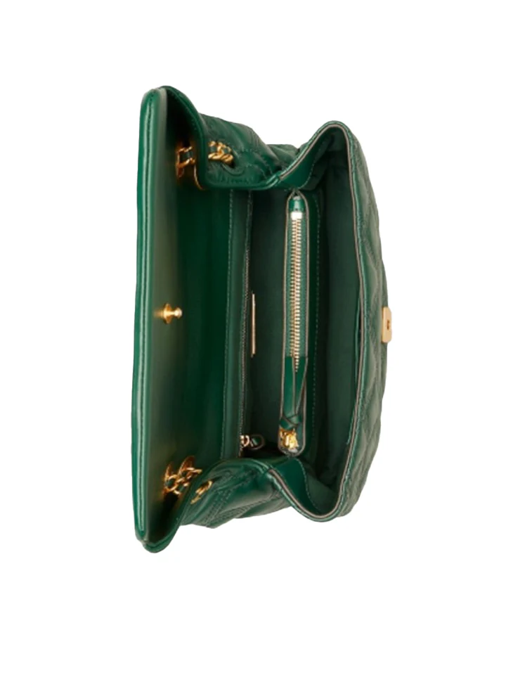 TORY BURCH FLEMING SOFT CONVERTIBLE SHOULDER BAG Pine Tree - Image 3