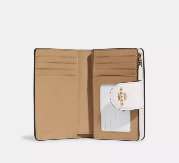 Coach Medium Corner Zip Wallet In Signature Canvas With Mystical Floral Print - Image 2