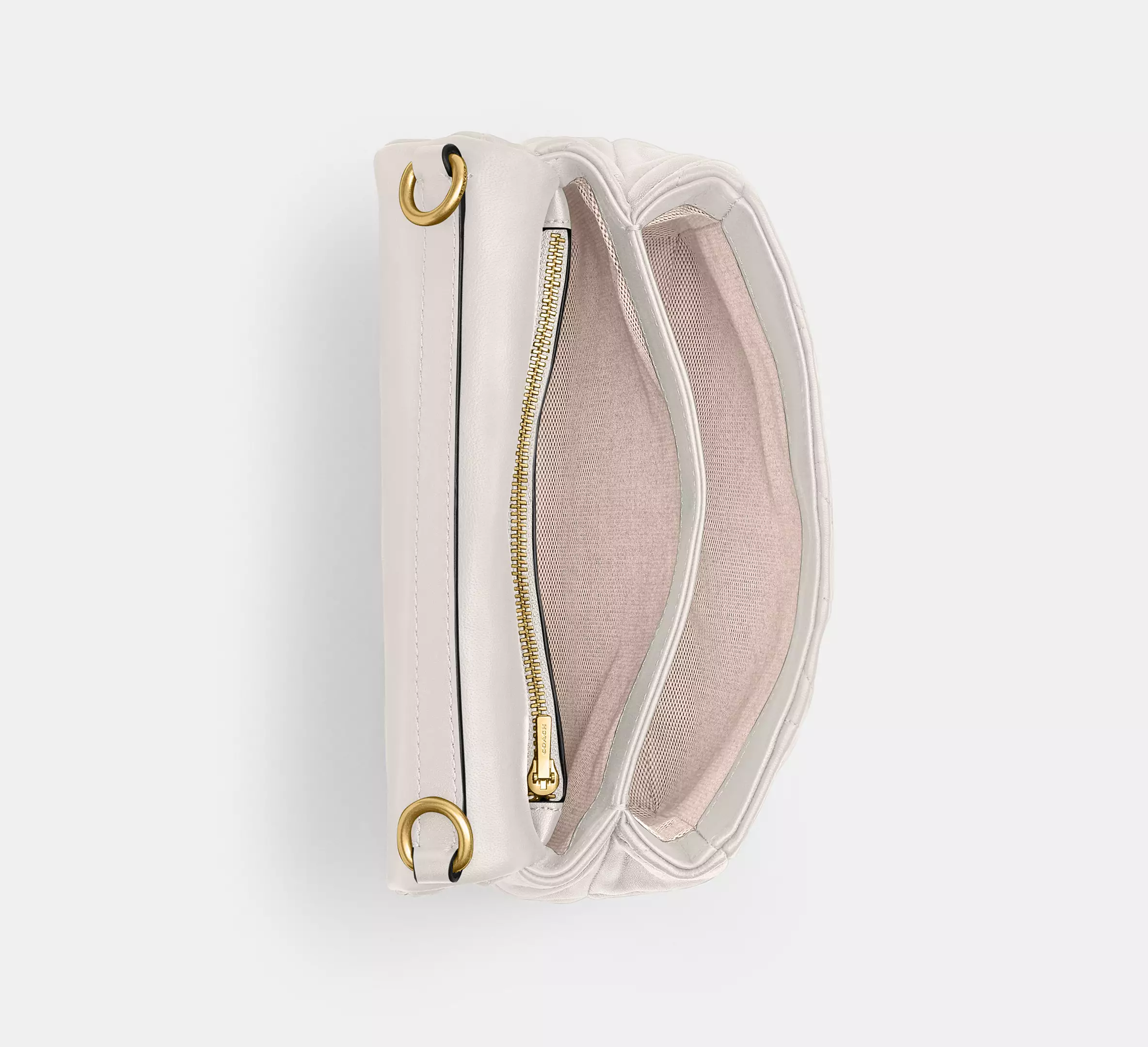 Coach Times Square Tabby Shoulder Bag With Quilting Chalk - Image 5