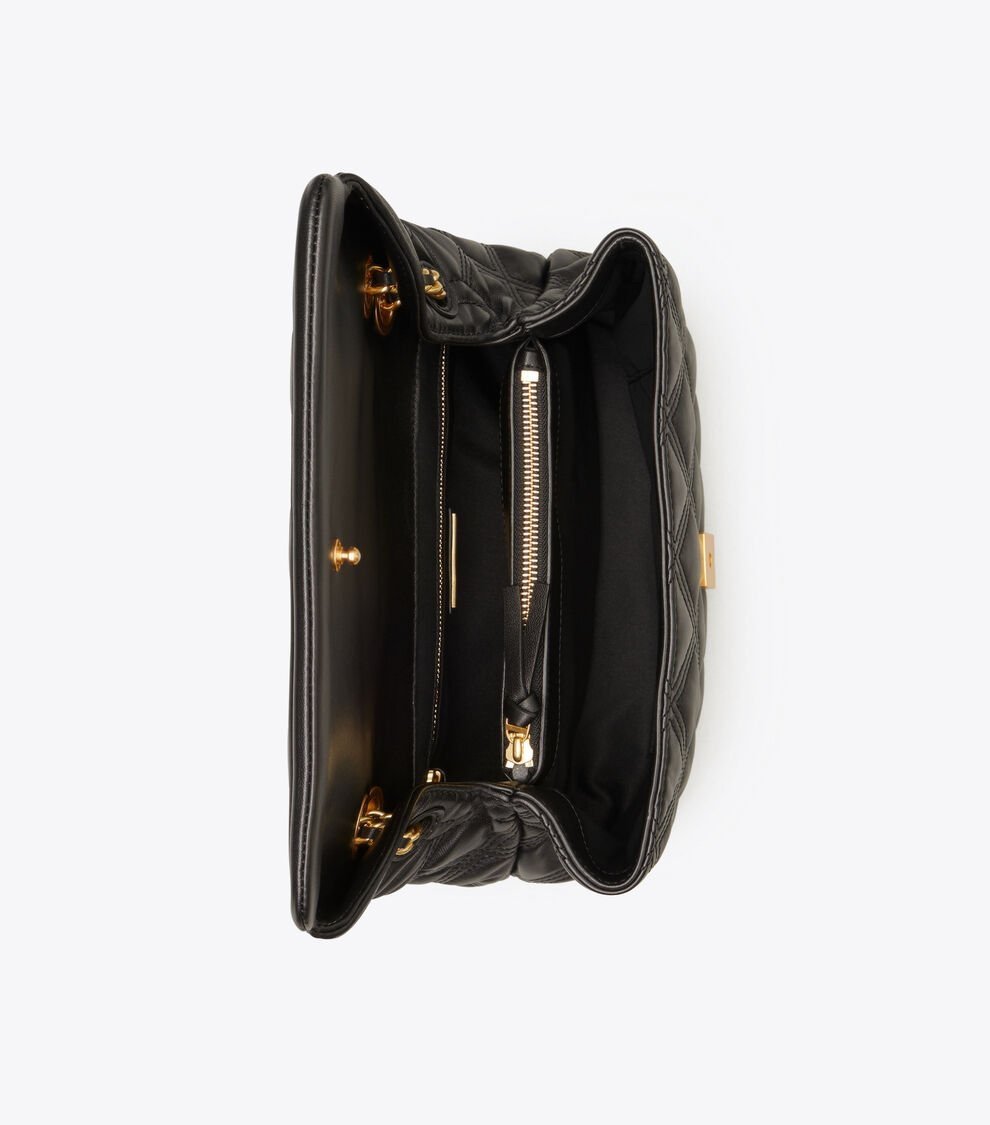 Tory Burch Fleming soft shoulder bag Black - Image 4