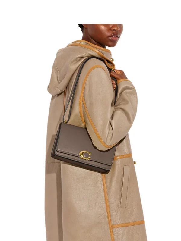Coach Bandit Shoulder Bag Dark Stone - Image 5