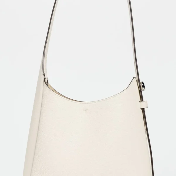 Tory Burch Small Romy Hobo Bag Light Cream