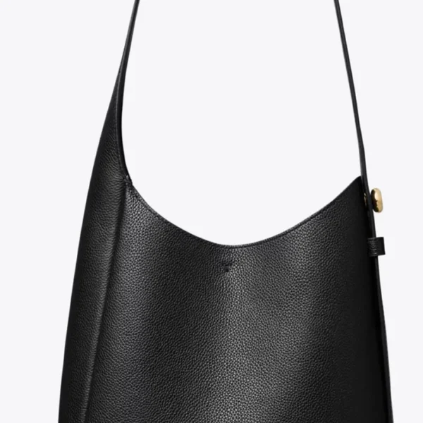 Tory Burch Small Romy Hobo Bag Black