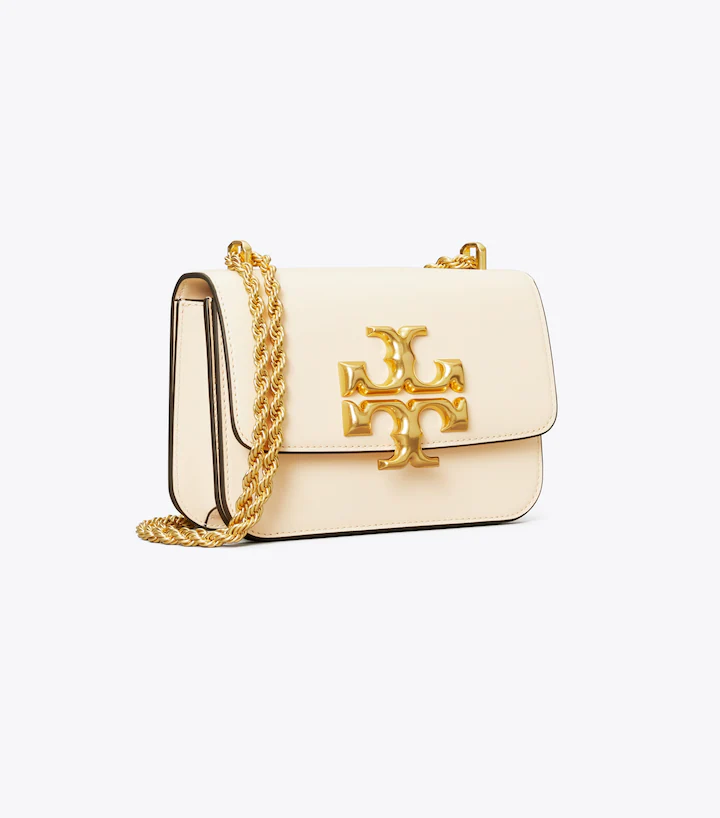 TORY BURCH SMALL ELEANOR LEATHER BAG New Cream