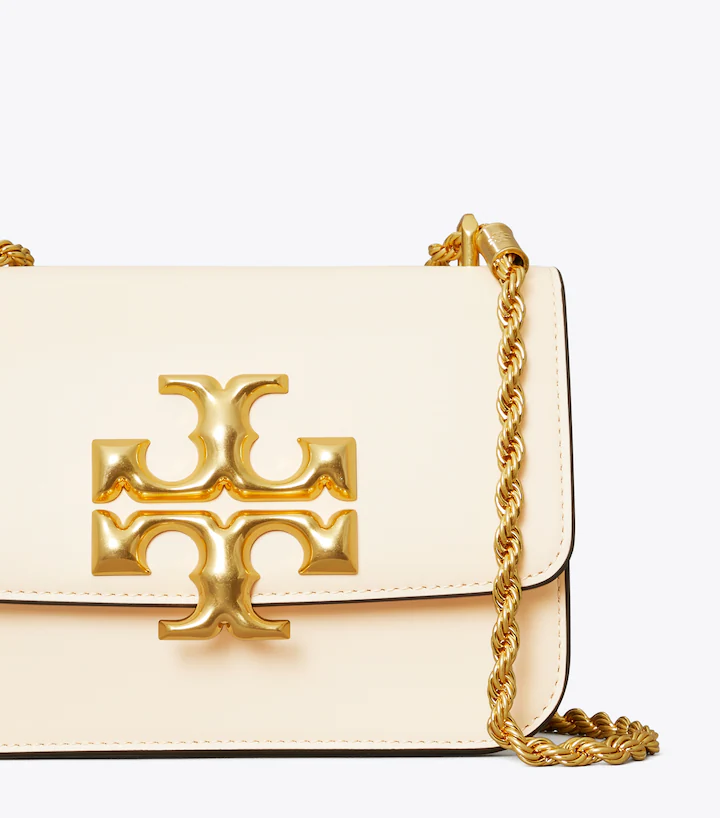 TORY BURCH SMALL ELEANOR LEATHER BAG New Cream - Image 3